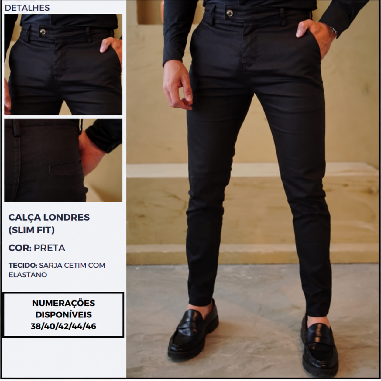 Calça Sarja TW Alfaiataria