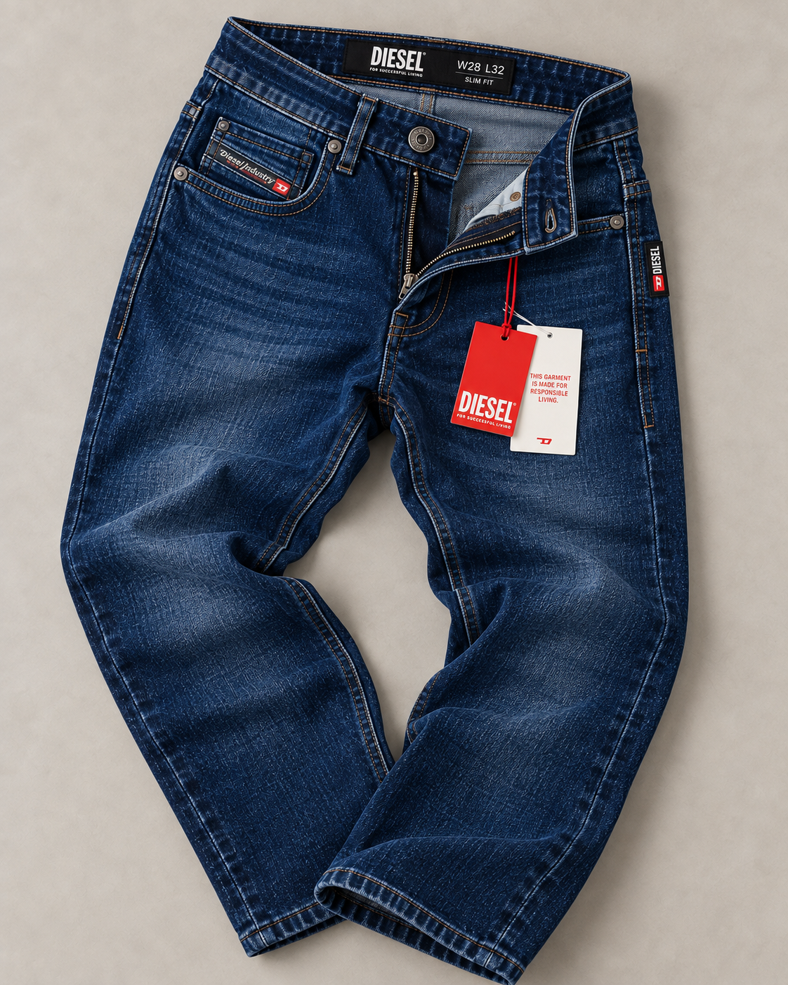 Calça Jeans Diesel Slim Fit Premium com Elastano