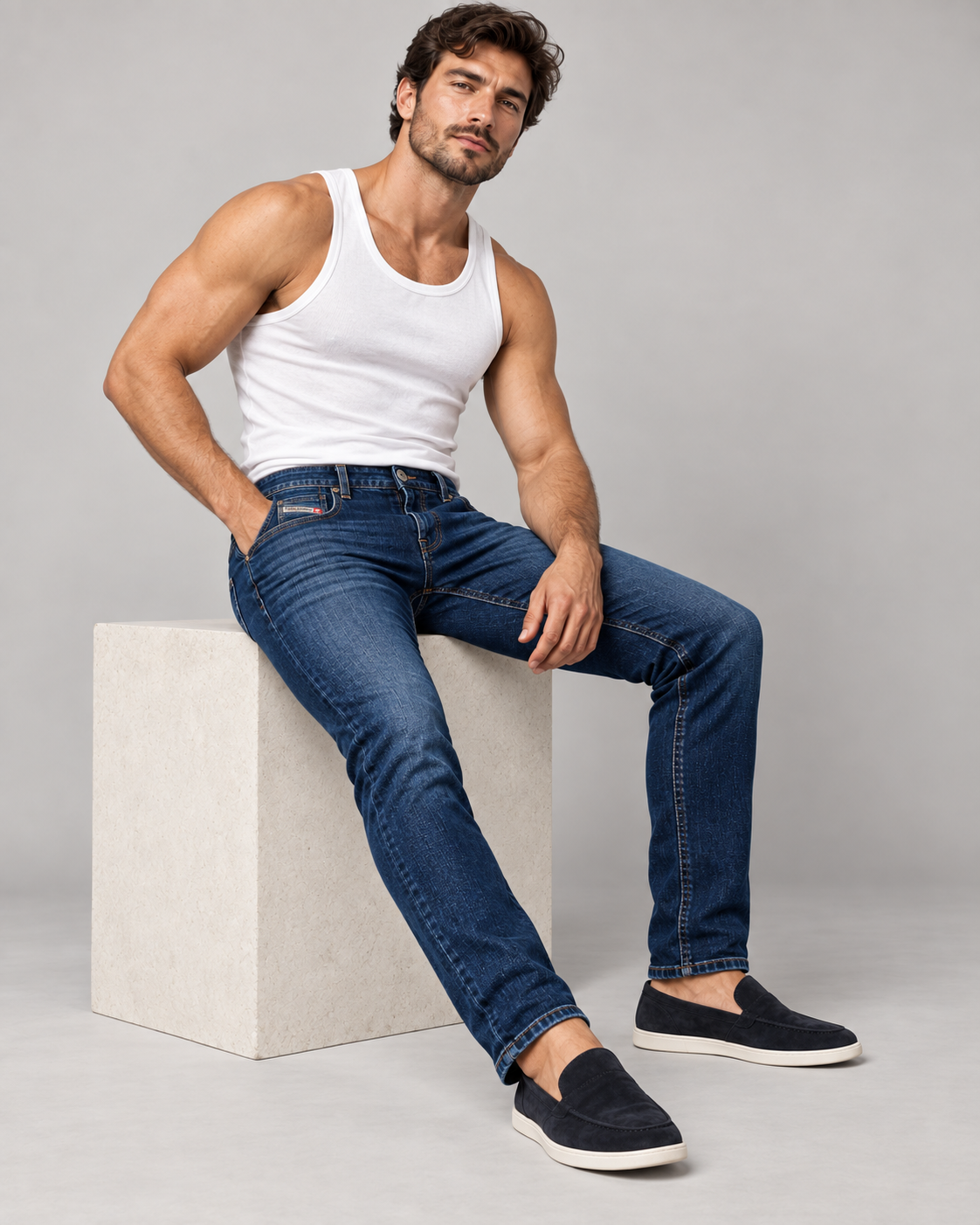 Calça Jeans Diesel Slim Fit Premium com Elastano