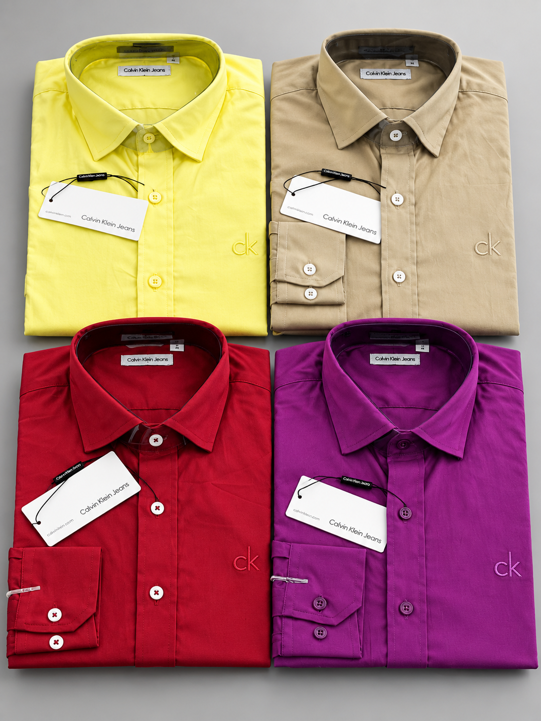 Camisa CK Manga Longa