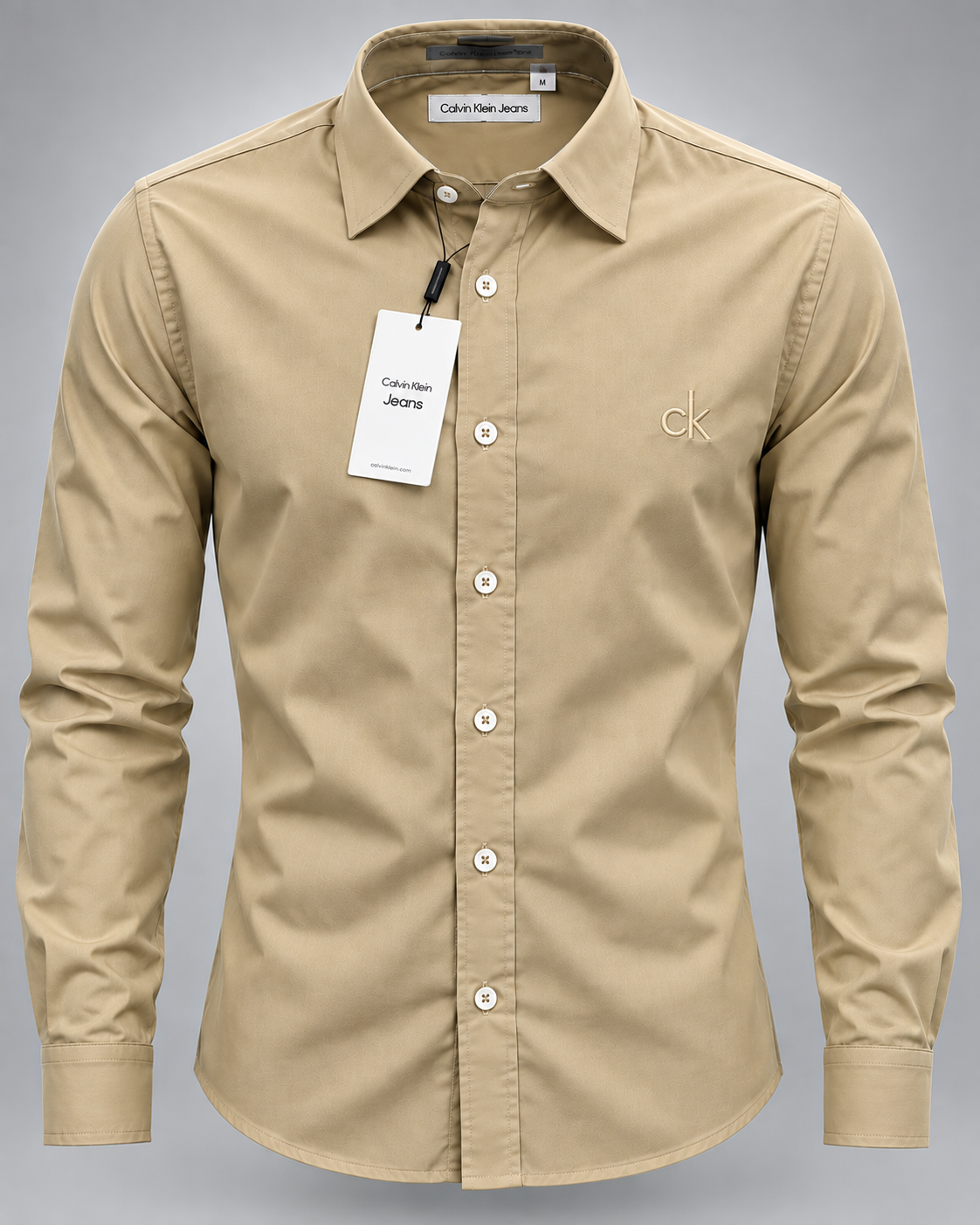 Camisa CK Manga Longa