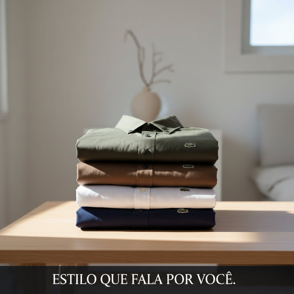 Camisa Lacoste Manga Longa