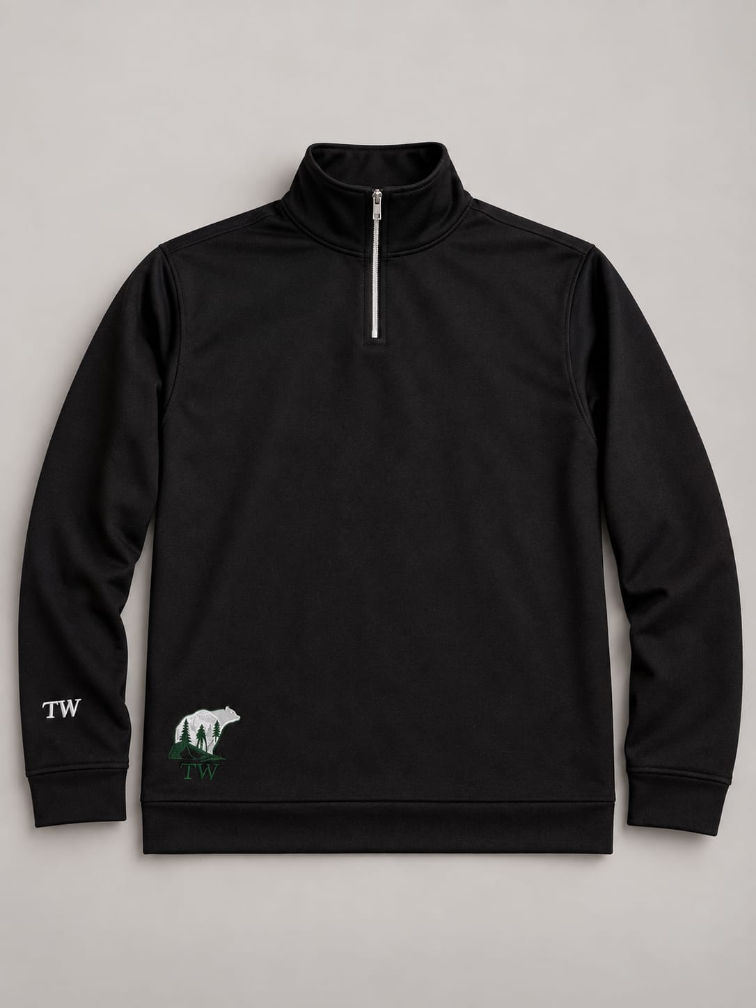 Blusão Masculino TW Leve para o Mundo – Gola Alta Half-Zip