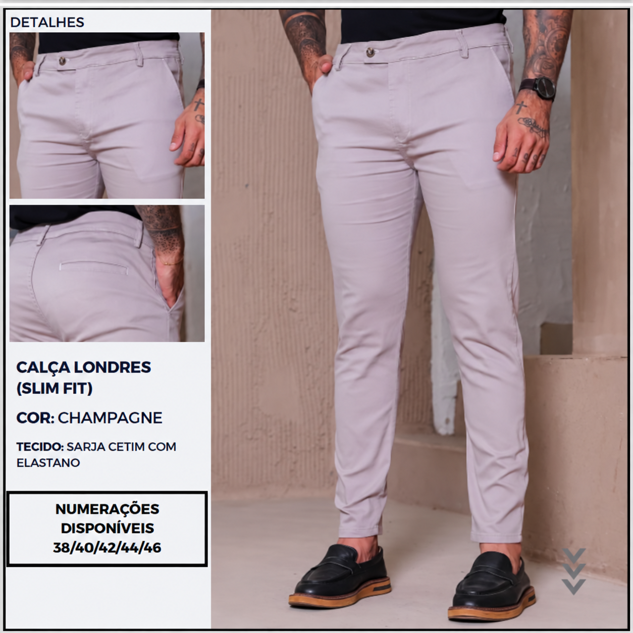 Calça Sarja TW Alfaiataria