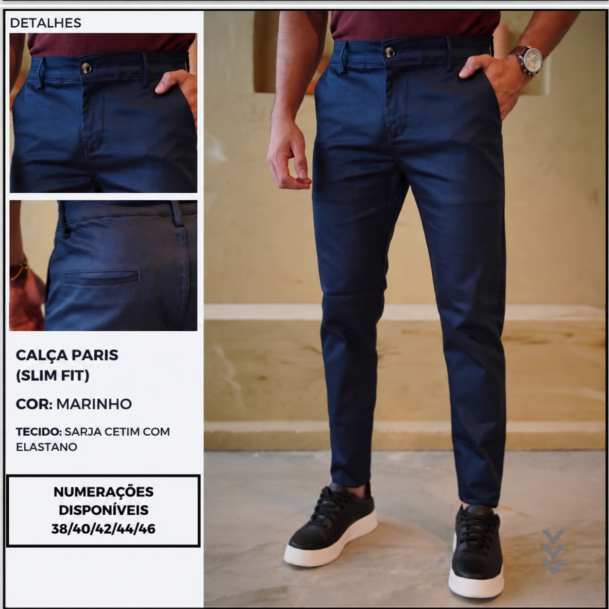 Calça Sarja TW Alfaiataria