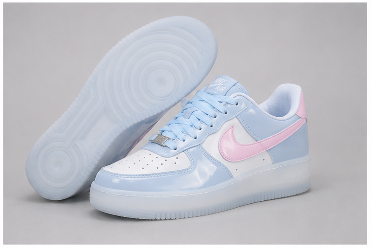 Nk Azul Bebê Rosa