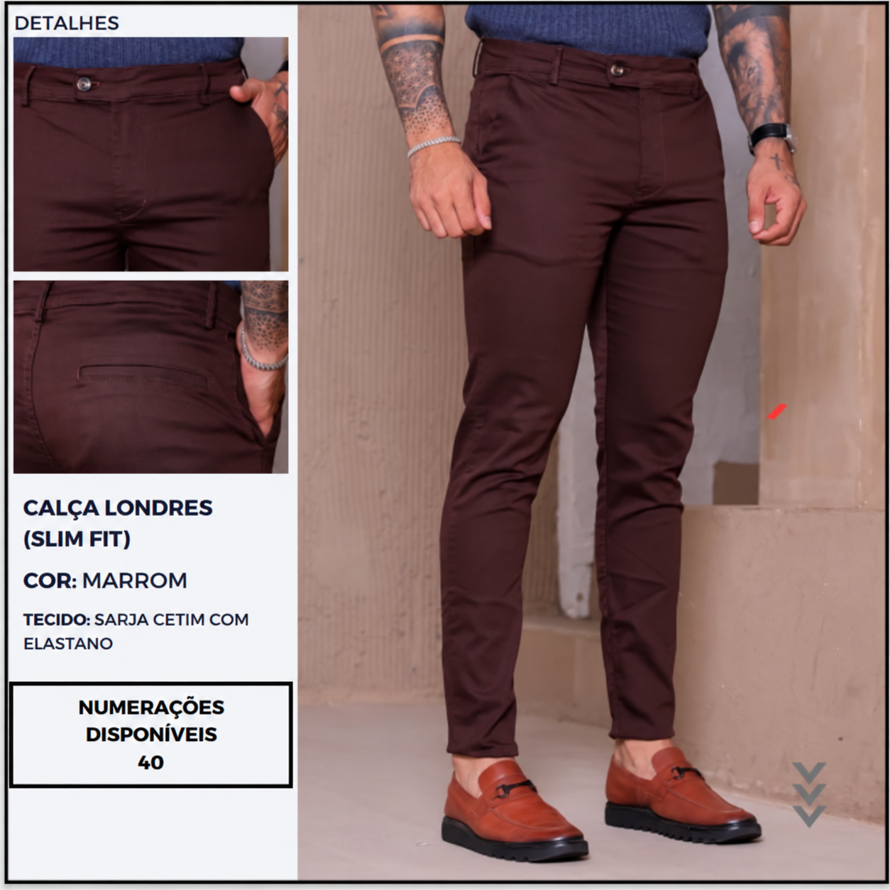Calça Sarja TW Alfaiataria