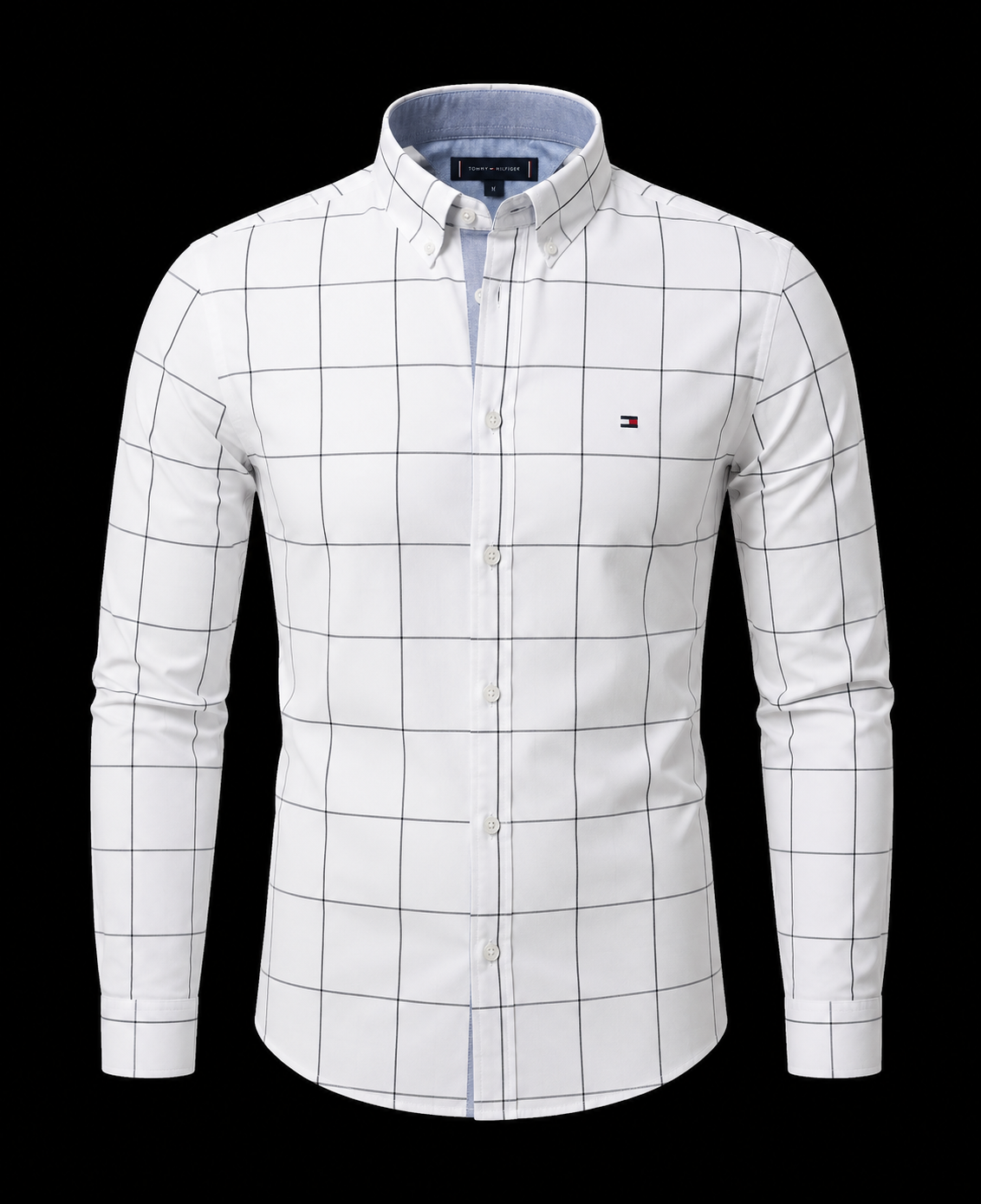 Camisa Oxford Xadrez Button-Down