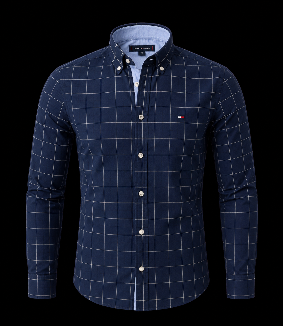 Camisa Oxford Xadrez Button-Down