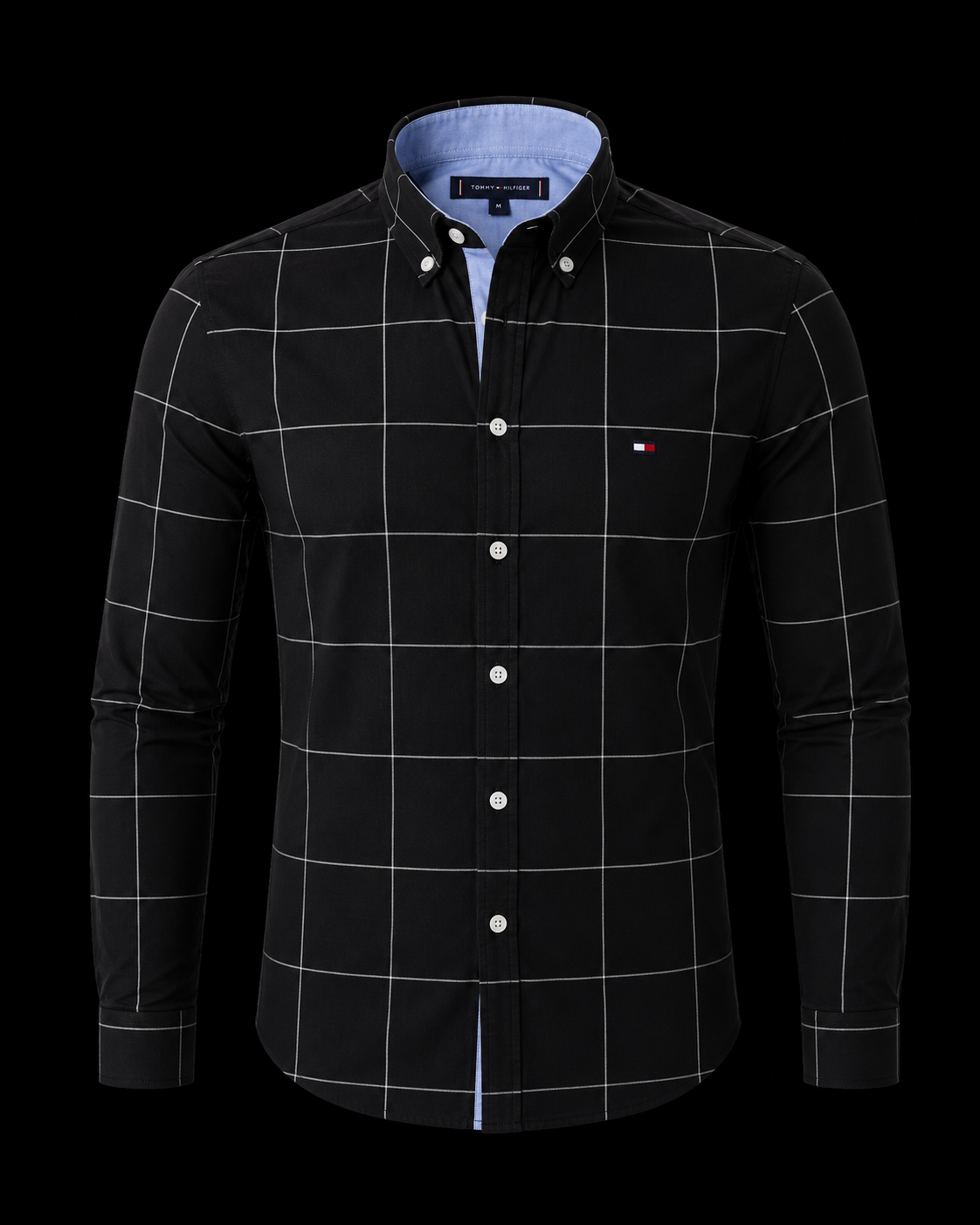 Camisa Oxford Xadrez Button-Down