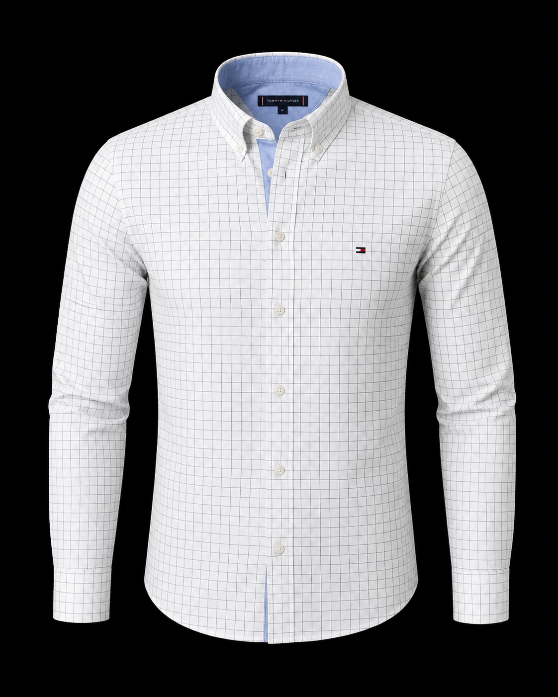 Camisa Oxford Xadrez Button-Down