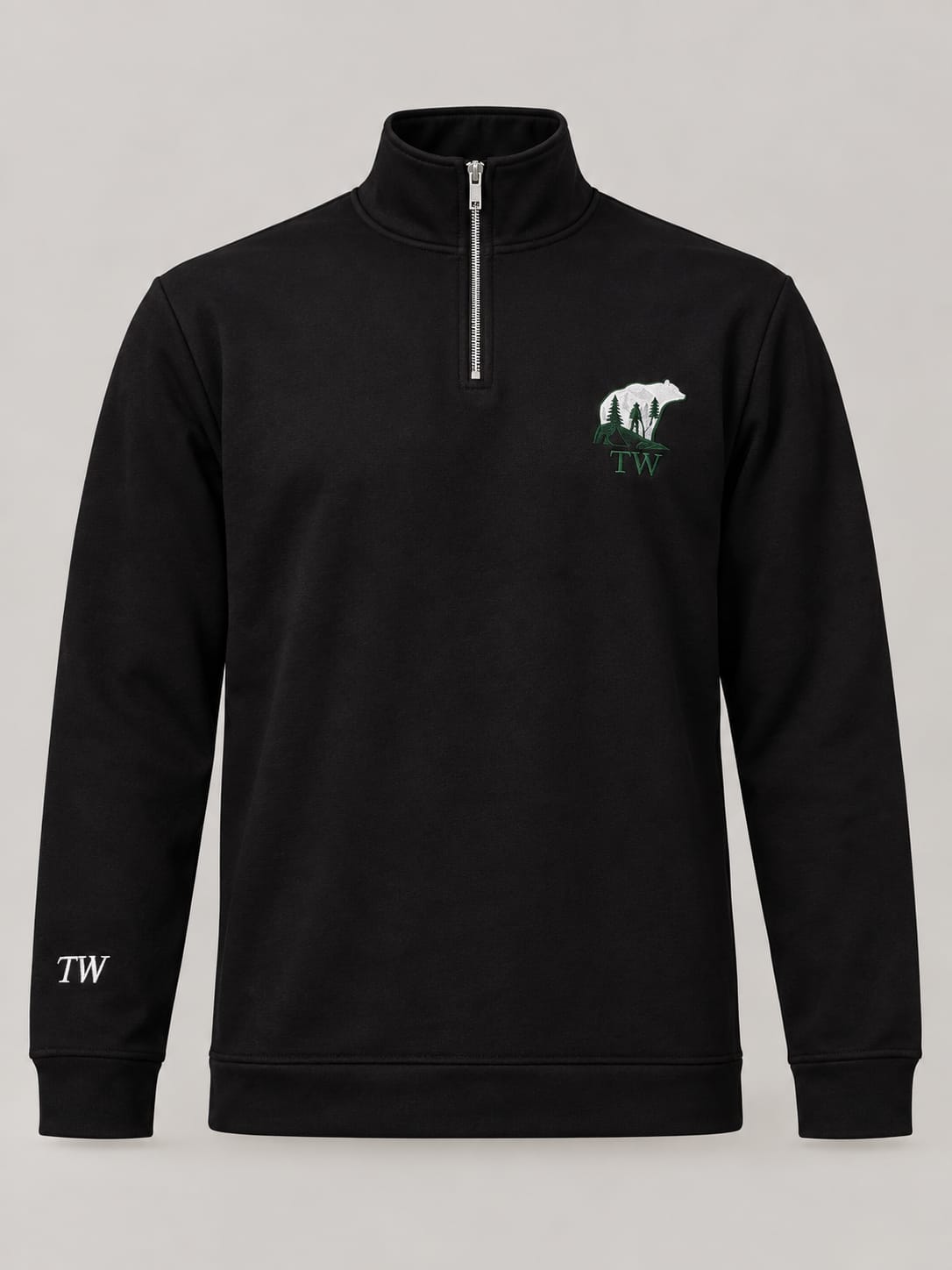Blusão Masculino TW Leve para o Mundo – Gola Alta Half-Zip