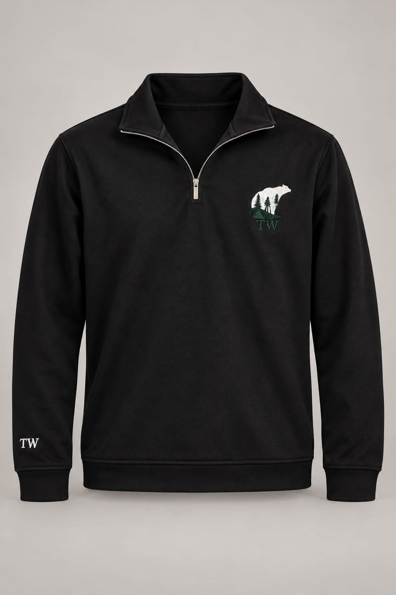 Blusão Masculino TW Leve para o Mundo – Gola Alta Half-Zip
