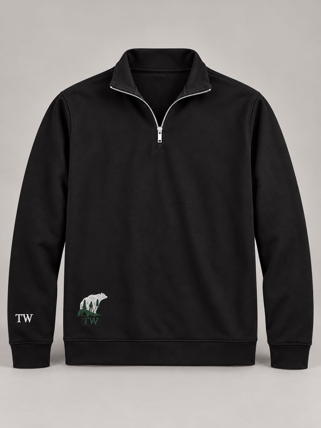 Blusão Masculino TW Leve para o Mundo – Gola Alta Half-Zip