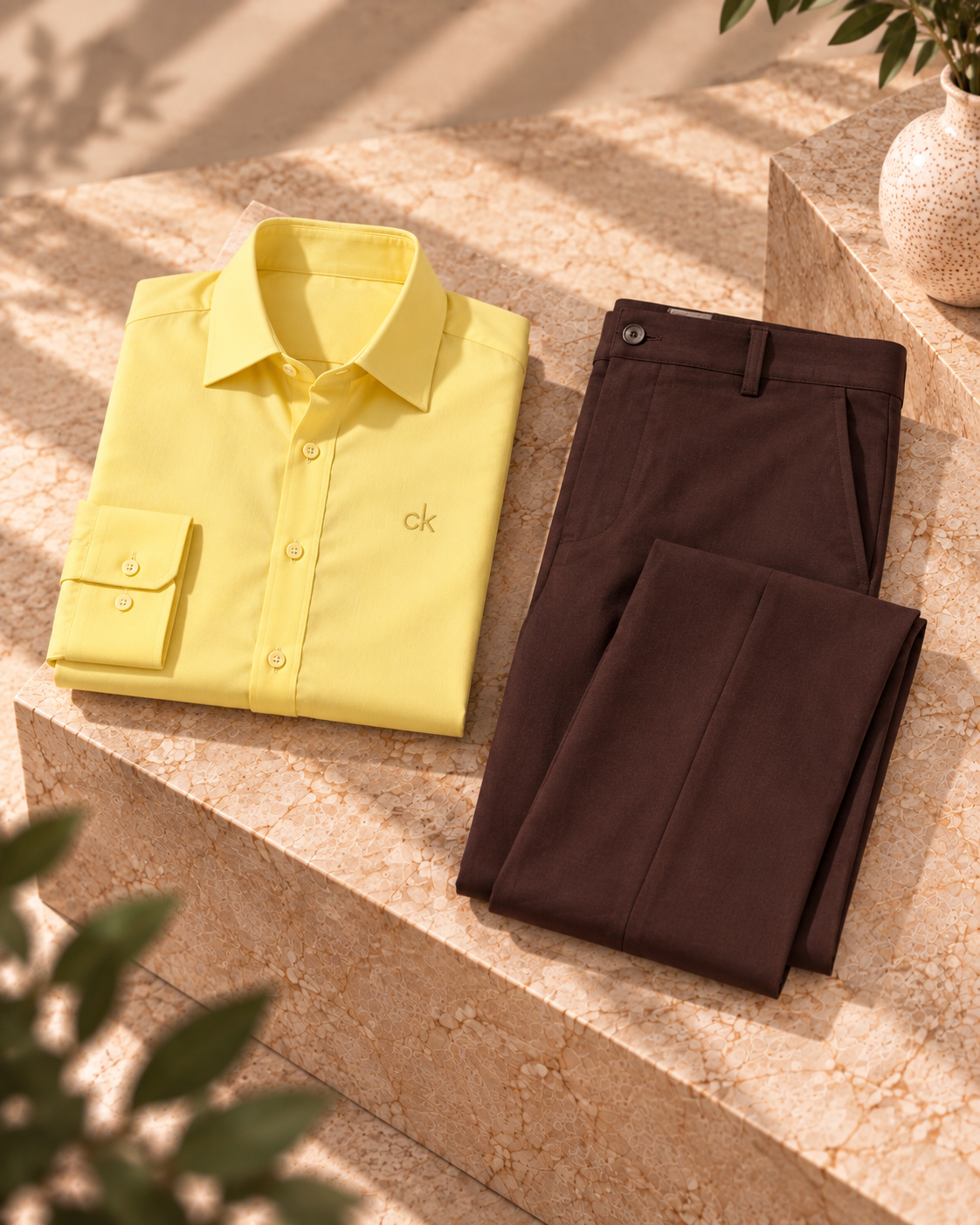 Kit Linha Alfaiataria – Camisa CK + Calça TW
