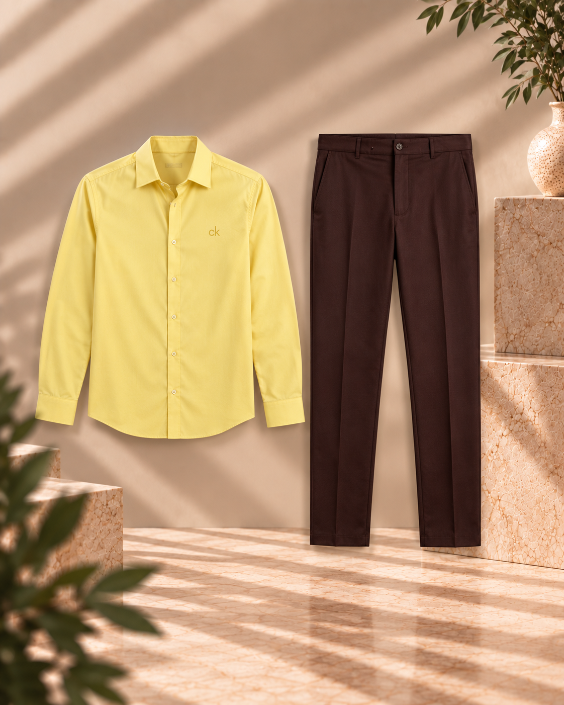 Kit Linha Alfaiataria – Camisa CK + Calça TW