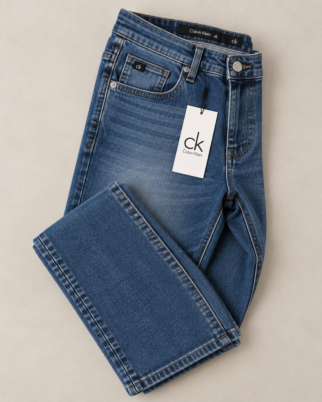 Calça Jeans Calvin Klein Slim Fit Premium com Elastano