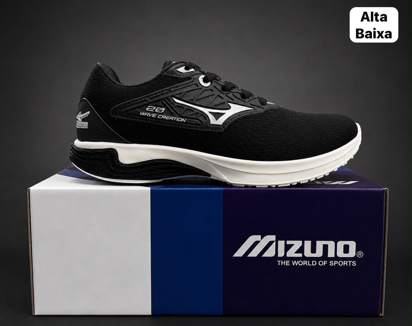 Tênis Mizuno Wave Creation 20 preto