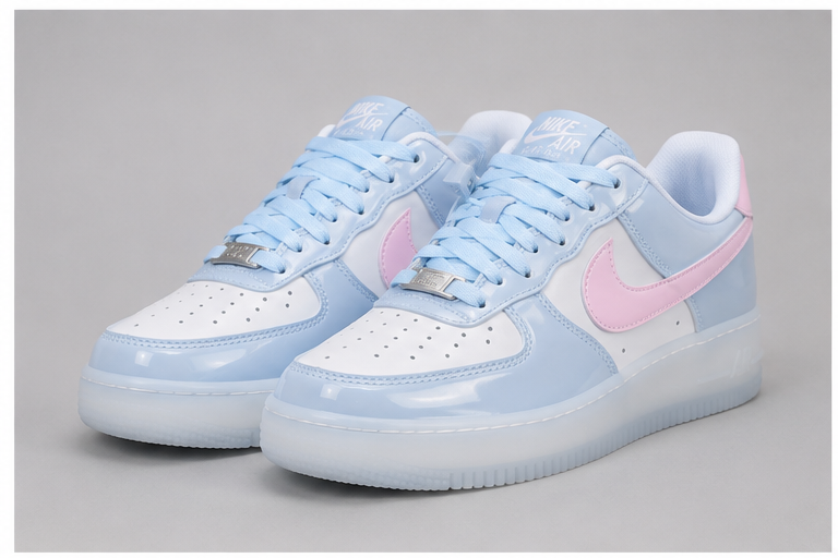 Nk Azul Bebê Rosa