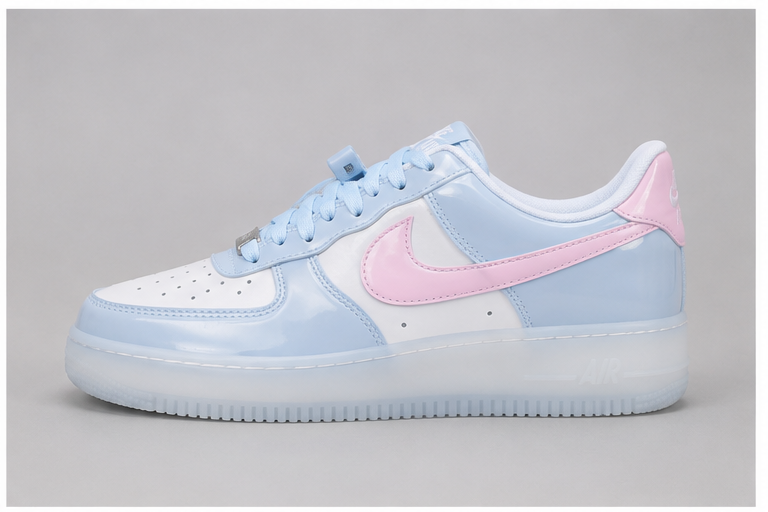 Nk Azul Bebê Rosa
